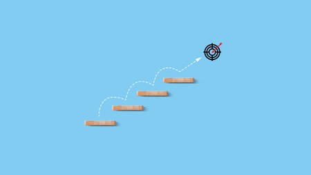 Next steps to quality enhancement and success Stairs concept, Completion of all stages and...