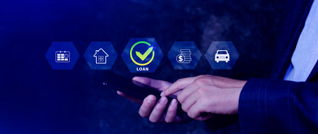 Loan, Financial loan agreement concept, investment and finance concept, fundraising, Personal Loan...