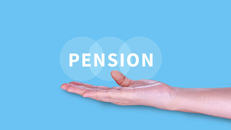 Pension concept, Saving and pension planning, Pension fund, retirement, Future investment,...