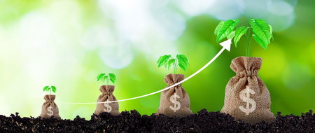 Savings Challenge, Saving money and financial goals or challenges concept, Turn Small Changes into Big Financial Wins. Creative Ways to Achieve Your Financial Goals.の写真素材