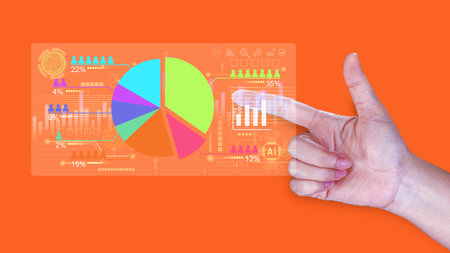Market research and marketing analysis with Ai technology. customer surveys and statistics. analysts...