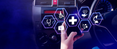 Health care and medical insurance concept. Access to welfare health, health insurance business....