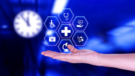 Health care and medical insurance concept. Access to welfare health, health insurance business....