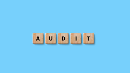 Business Audit concept. check and evaluate financial statement, Financial auditing concept, Audit And Fraud Investigationの写真素材
