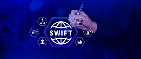 online payment and financial regulation concept, Business and Technology Concept. not aiの写真素材