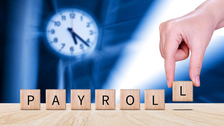 Payroll for employee concept. Efficient payroll management system with integrated digital...