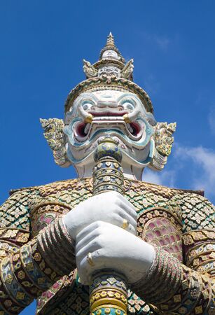 Giant Statue in Wat Phra Kaeo の写真素材