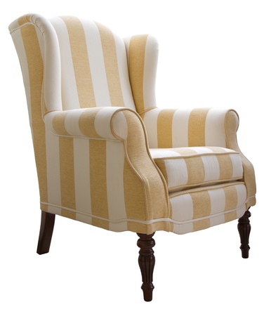 Fabric arm chair の写真素材