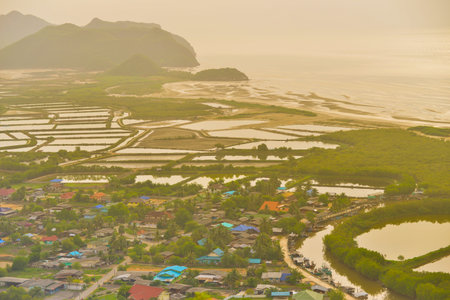 landscape viewpoint at Khao Daeng ,Sam Roi Yod national park, Prachuapkhirik han province Thailand