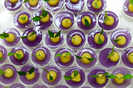 Deletable imitation fruits ,Thai Dessertの写真素材