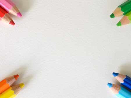 Crayon angle presentation backgroundの写真素材