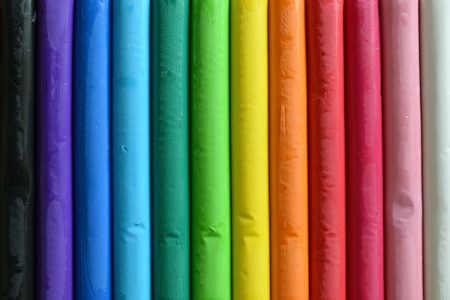 Colorful plasticineの写真素材