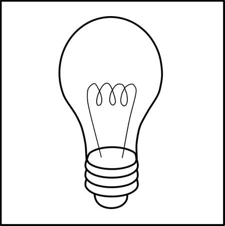 Lighting Bulbs,Idea iconのイラスト素材