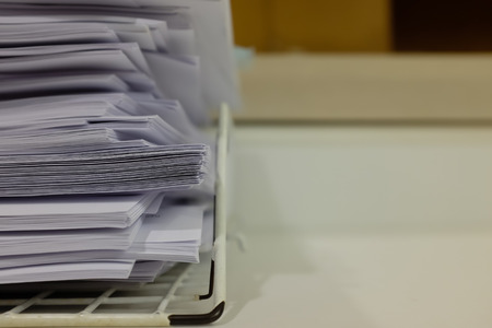 Stack of documentsの写真素材