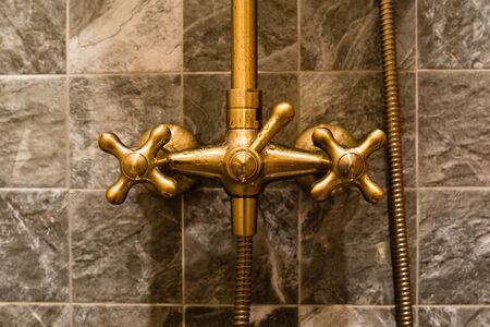 Brass valve.の写真素材