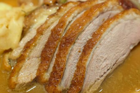 steamed duckの写真素材