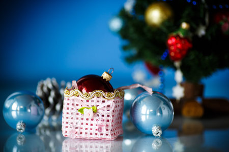 beautiful new year toysの写真素材