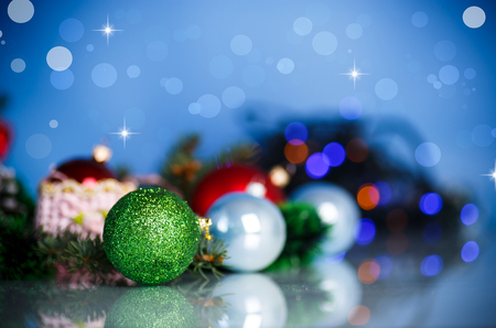 beautiful new year toysの写真素材