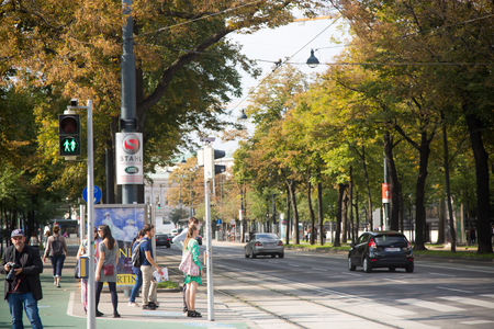 Vienna, Austria, September 7, 2018.Cityscape views of one of Europes most beautiful townのeditorial素材