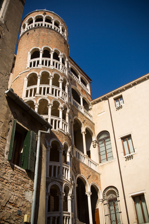 Venice. Italy. September 8, 2018.Historic buildings in the city of Veniceのeditorial素材