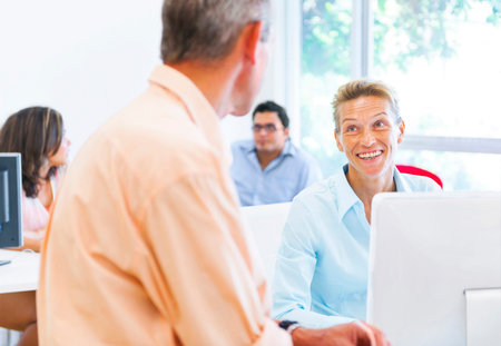 Senior Adult Working on a Project