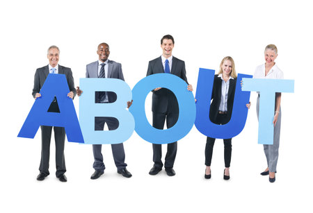 Group of Business People Holding the Alphabet
