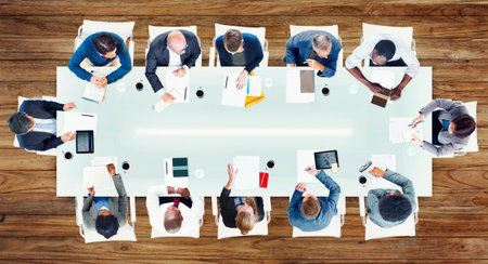 Business People Having a Meeting in the Office
