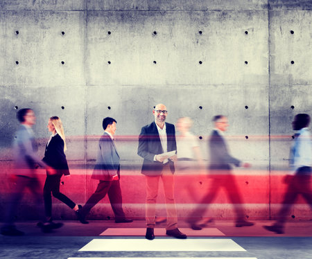 Business Man Individuality Role Model Modern Organization Concepts
