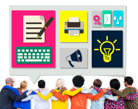 Content Connect Social Media Data Blog Concept