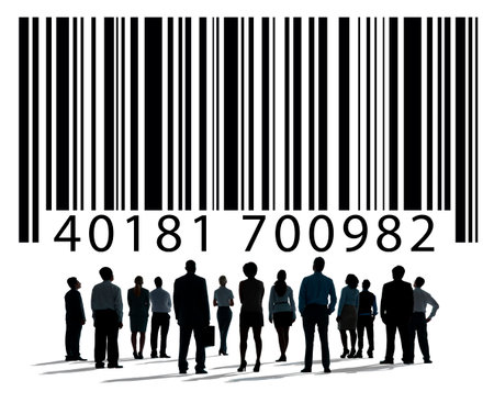 Business concept with bar code