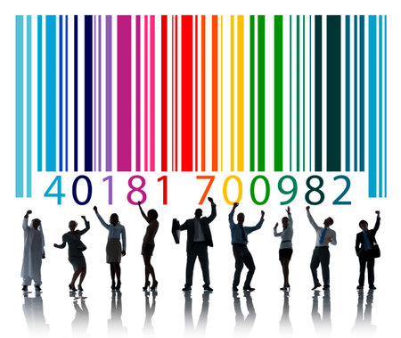 Business concept with bar code