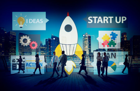 Startup Innovation Planning Ideas Team Success Concept