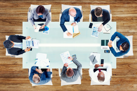 Business People Having a Meeting in the Office