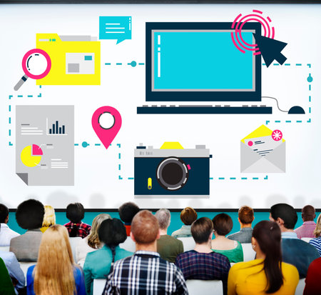 Digital Device Computer Connecting Internet Online Concept