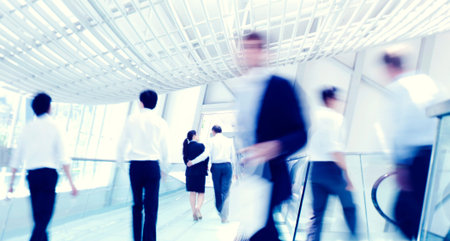 Hong Kong People Commuters City Walking Pedestrian Concept