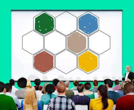 Bee Hive Honey Community Teamwork Concept