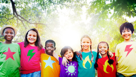 Children Friendship Togetherness Smiling Happiness