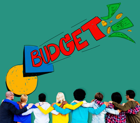 Budget Banking Expenses Planning Concept