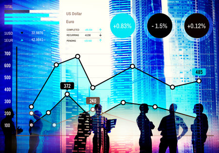 Finance Growth Business Marketing Success Analysis Concept