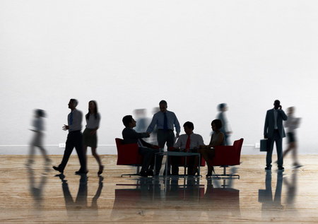 Corporate Business Team Discussion Collaboration Concept