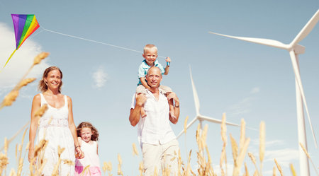 Family Happiness Holiday Vacation Activity Concept