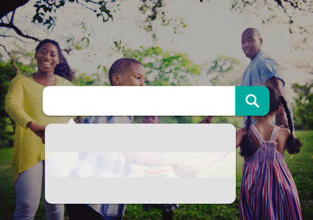 African Family Happiness Holiday Vacation Activity Concept