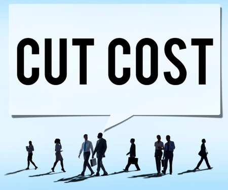 Cut Cost Reduce Recession Deficit Economy FInance Concept