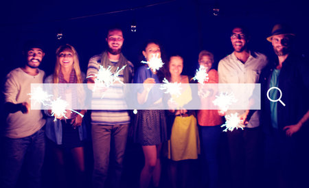 Diverse Ethnic Friendship Party Leisure Happiness Concept
