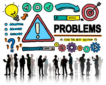 Problems Trouble Difficulty Failure Challenge Concept
