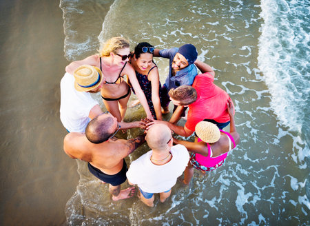 Summer Beach Friendship Holiday Vacation Concept