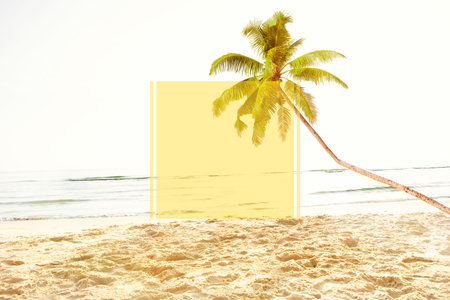Copy Space Frame Summer Vacation Holiday Concept