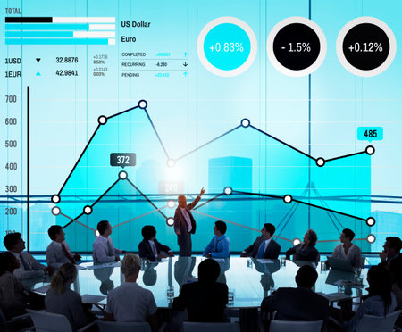 Finance Growth Business Marketing Success Analysis Concept