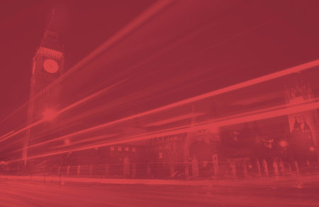 England London Illuminated Night Lights Concept