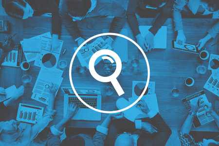 Analysis Magnifying Glass Searching Browse Concept